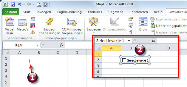 Gratis Tips Excel - Selectievakje - Deel 1